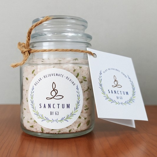 Eucalyptus and Basil leaves Bath Salt